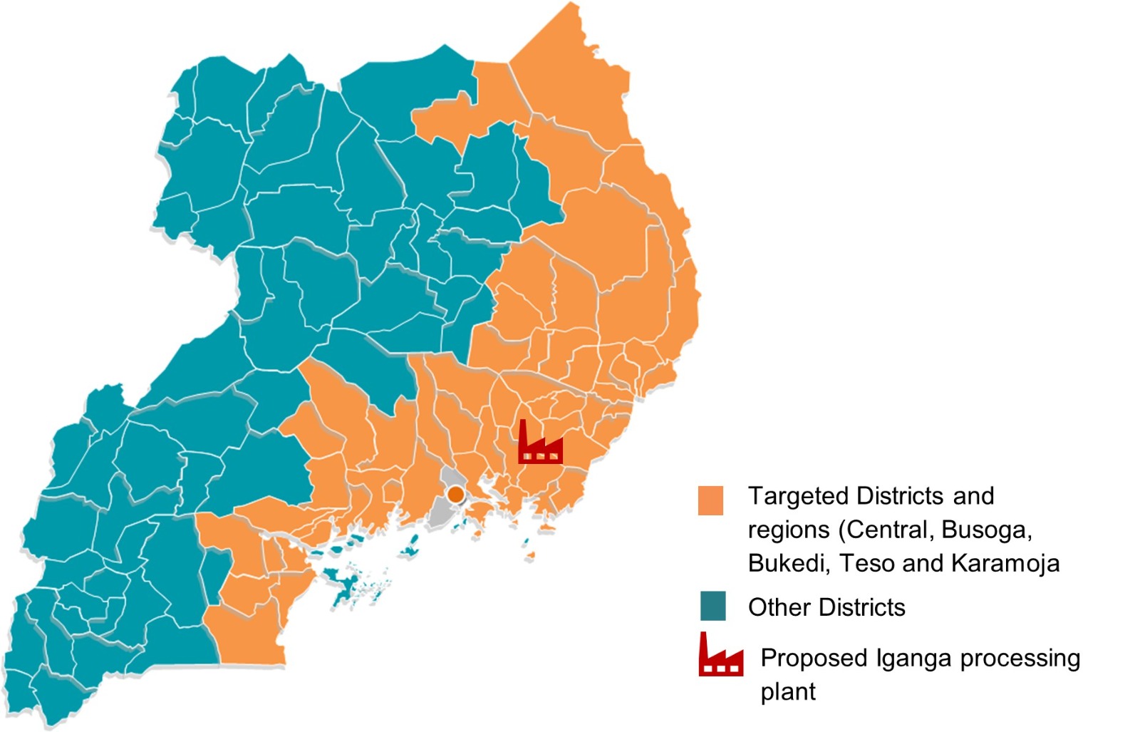 Map of Uganda